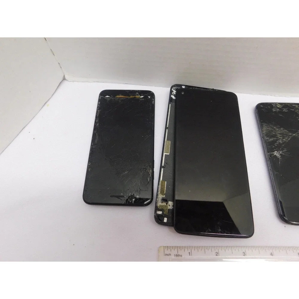 Lot of 5 Cellphones Apple iphone LG PARTS ONLY